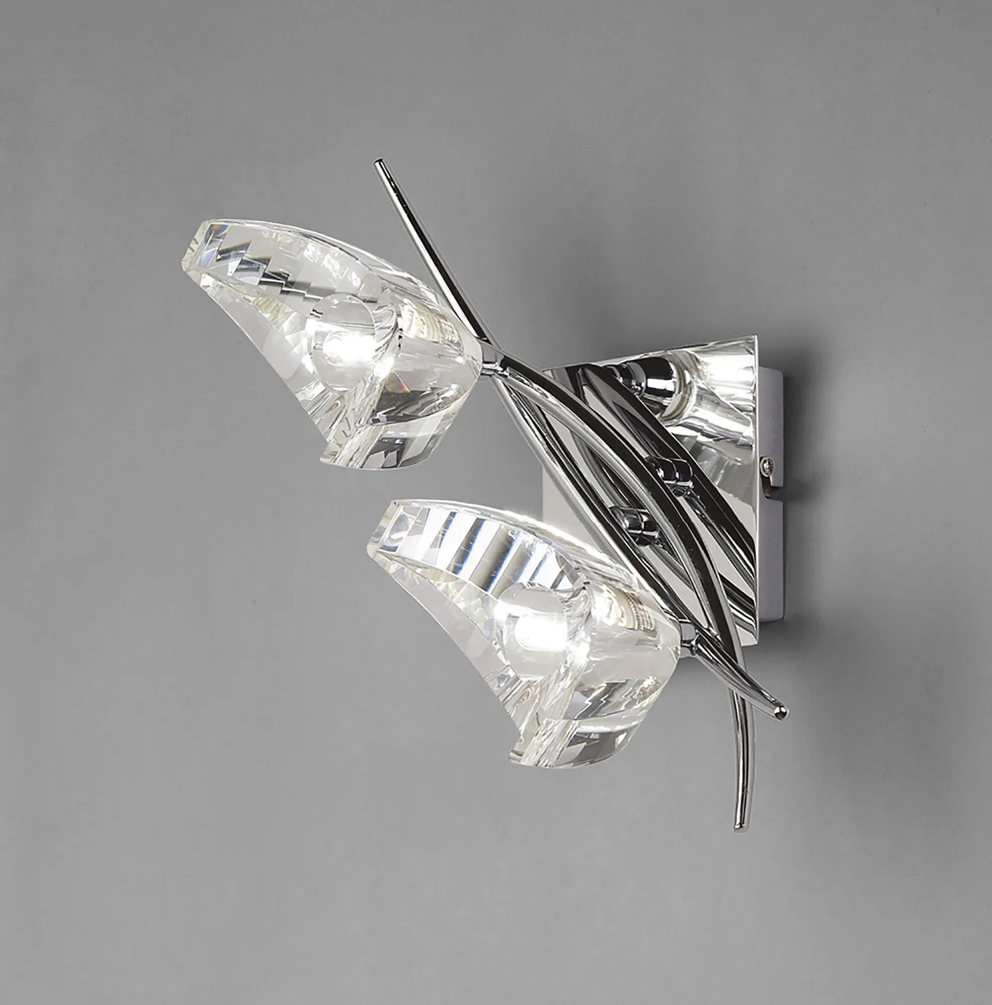 Eclipse Polished Chrome Wall Lights Mantra Armed Wall Lights Eclipse Polished Chrome Wall Lights Mantra Armed Wall Lights